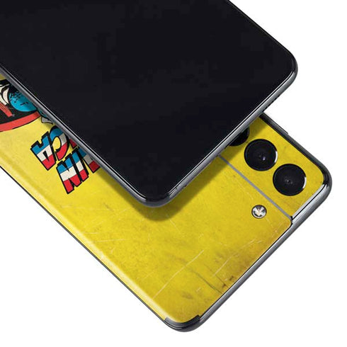 Marvel Classic Comics Captain America Galaxy S21 Plus 5G Skin